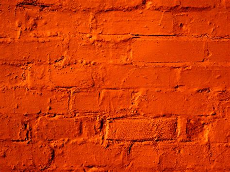 Orange Bricks Background Free Stock Photo Public Domain Pictures