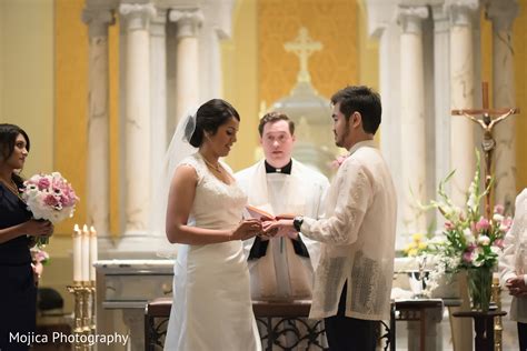 Catholic Ceremony In Wichita Ks Indian Fusion Wedding By Mojica