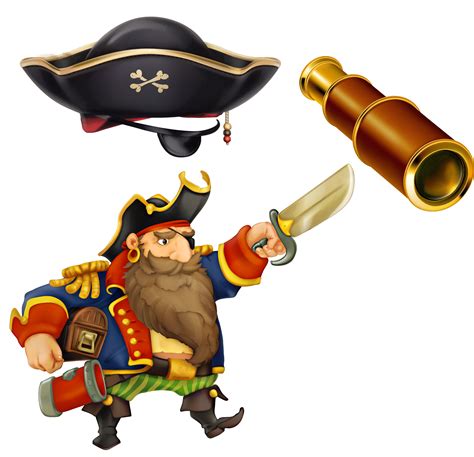 Cartoon Piracy Pirates of the Caribbean Illustration ...