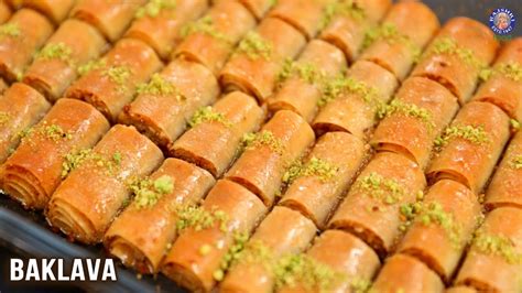 Baklava How To Make Pistachio Baklava Rolls Turkish Cuisine