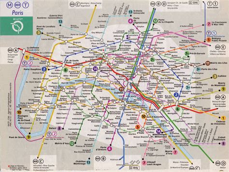 France And Paris Train Rail Maps