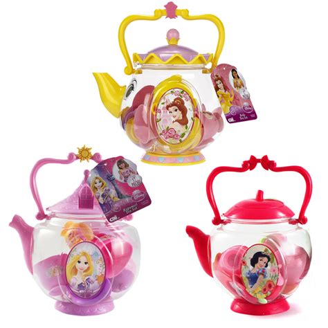 16pc Disney Princess Girls Pretend Play Tea Pot Tea Party T Set 3