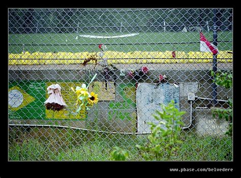 Senna Tributes Tamburello Imola Photo Martin Brettle Photos At
