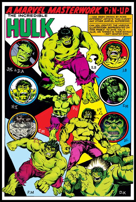 Hulk Comic Book Art