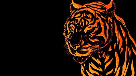 Abstract Tiger Wallpapers Bigbeamng