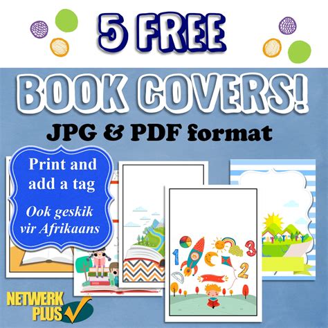 5 Free Printable Book Covers For School Exercise Books Digital