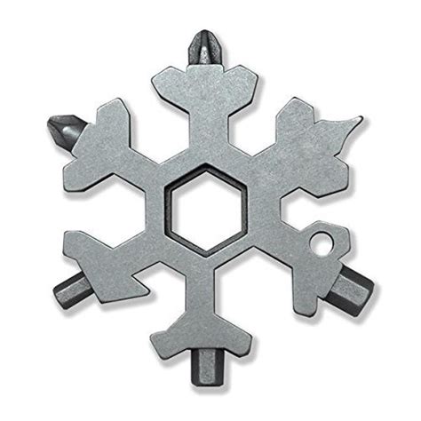Snowflake Shape Stainless Steel Multi Function Tool 18 In 1 Incredible