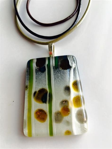 Handmade Fused Glass Jewelry By Miss Olivia S Line Mol Additional