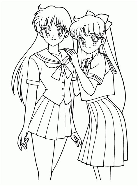 At the bottom you can find online coloring pages for girls: Anime Coloring Pages - Best Coloring Pages For Kids