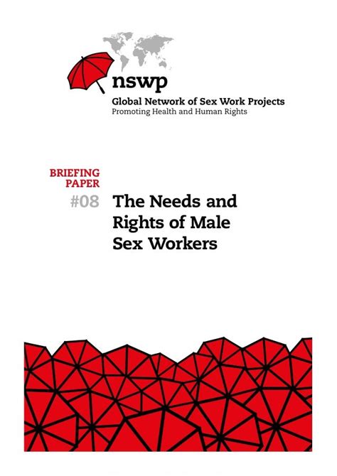 The Needs And Rights Of Male Sex Workers