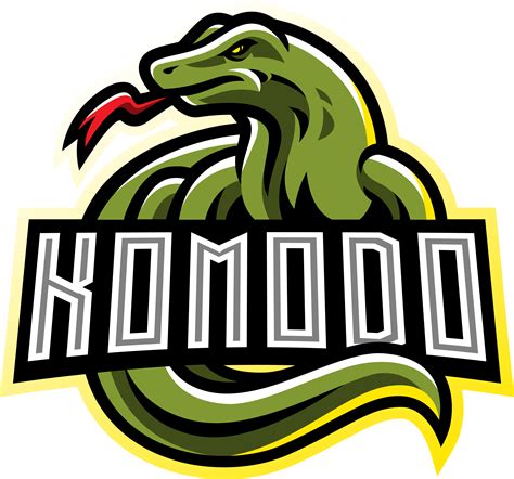 Komodo Esport Mascot Logo Design By Visink Thehungryjpeg
