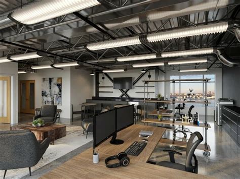 Before And After Industrial Open Concept Office Design Decorilla