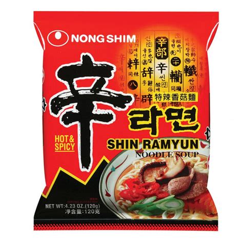 Nong Shim Shin Ramyun Spicy Noodles Nongshim Ramen G Pack Of