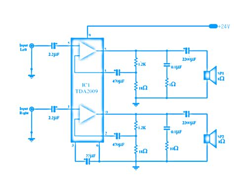 Tda A Amplifier Circuit Diagram