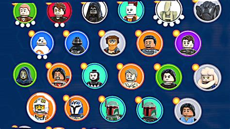 Lego Star Wars Skywalker Saga All Characters Unlocked Youtube