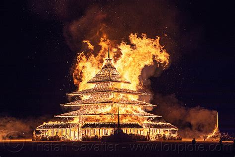 Burning Man The Temple Burning