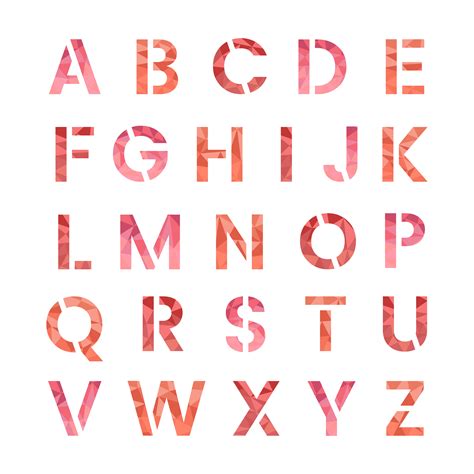 English Alphabet Letters Printable