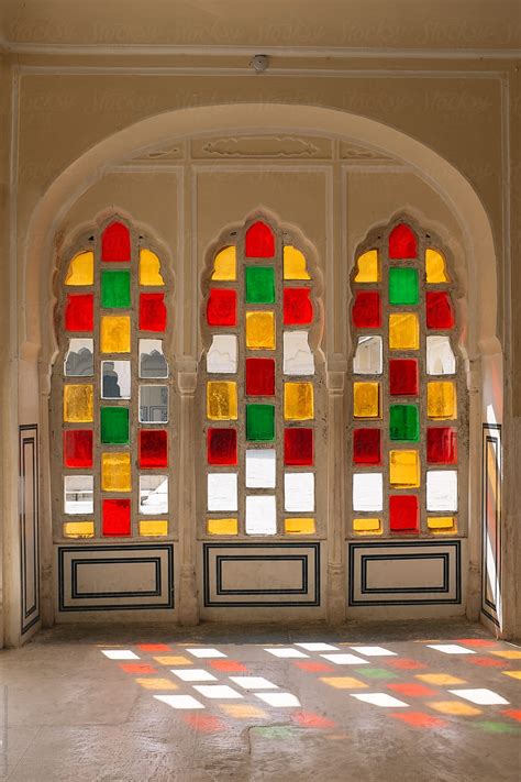Stained Coloured Glass Window By Stocksy Contributor Alexander