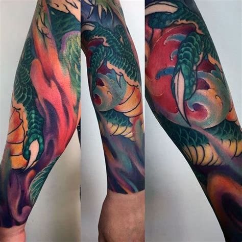 30 Dragon Forearm Tattoo Designs For Men Cool Creature Ideas