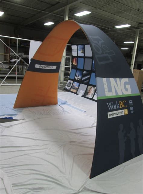 Trade Show Graphic Archway Stretch Fabric Trade Show Display Ideal For