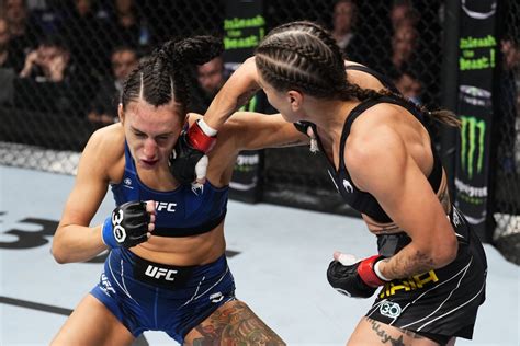UFC Results Jennifer Maia Outstrikes Casey ONeill To Hand Top Prospect Her First Career