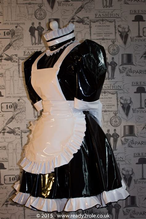 Hi Alice More Pvc Maids Dress With Full Apron Ready2role