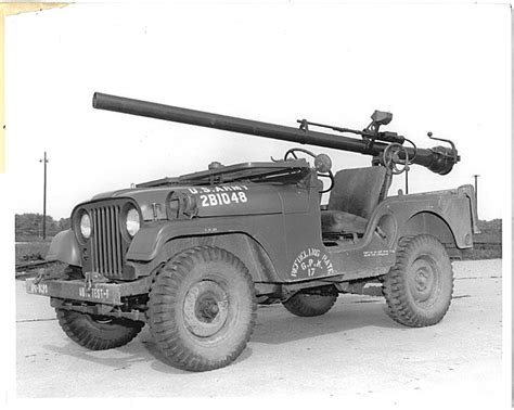 Jeep M 38a1 With Recoilless Rifle 106mm Jeep M38a1 Pinterest