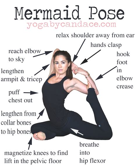How To Do Mermaid Pose — Yogabycandace