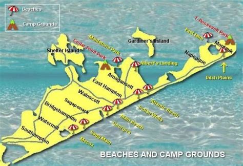 Beach Maps East Hampton