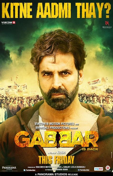 Gabbar Is Back New Poster Akshay Kumar Professes To Be The Leader Of