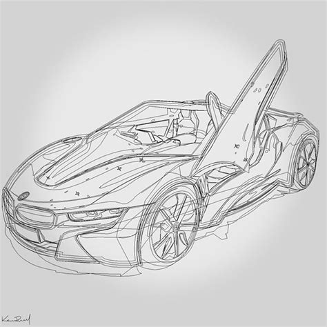 Bmw offers a single powertrain in the i8. BMW I8 Spyder Concept on Behance