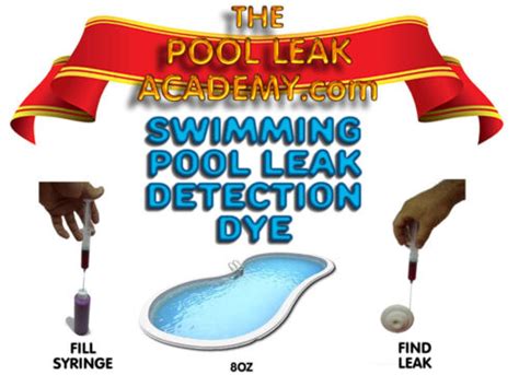 Swimming Pool Leak Detection Professional Dye Testing Syringe Set