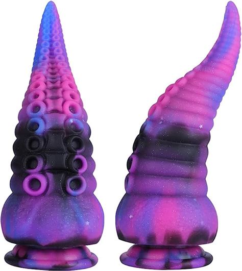 Lmgoc Starry Sky Realistic Dildo Liquid Silicone Plug With Suction Cups