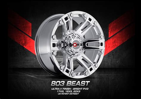 Worx Wheel 803 Beast Ultra V Finish Bright Pvd