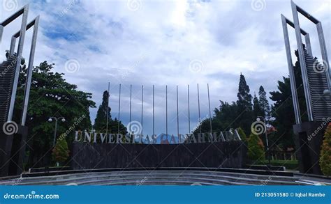 Landmark Of Universitas Gadjah Mada Yogyakarta Stock Photo Image Of