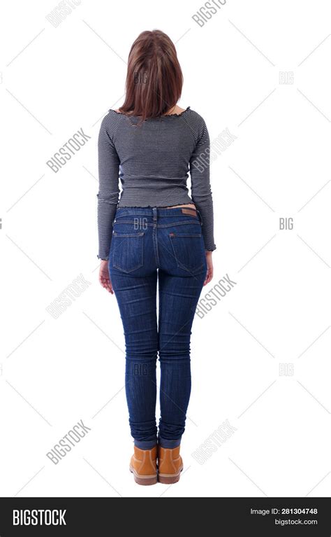 Back View Woman Jeans Image And Photo Free Trial Bigstock