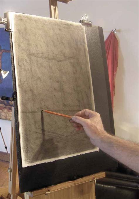Charcoal Drawing Demonstration Step By Step Part 2