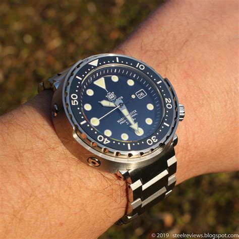 Steel Reviews Review Steel Dive Seiko Tuna Homage From Aliexpress