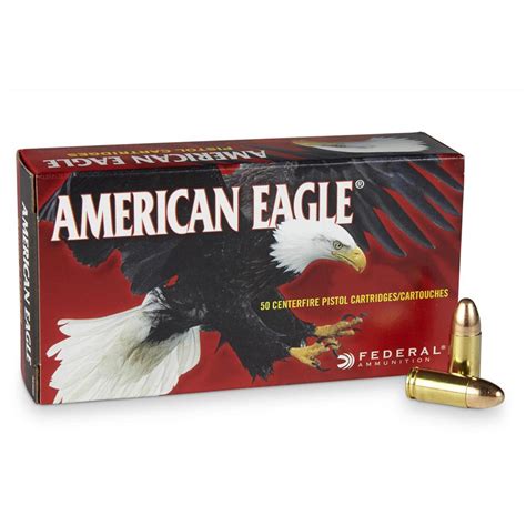 American Eagle 9mm Luger 147gr Fmj 50box Apex