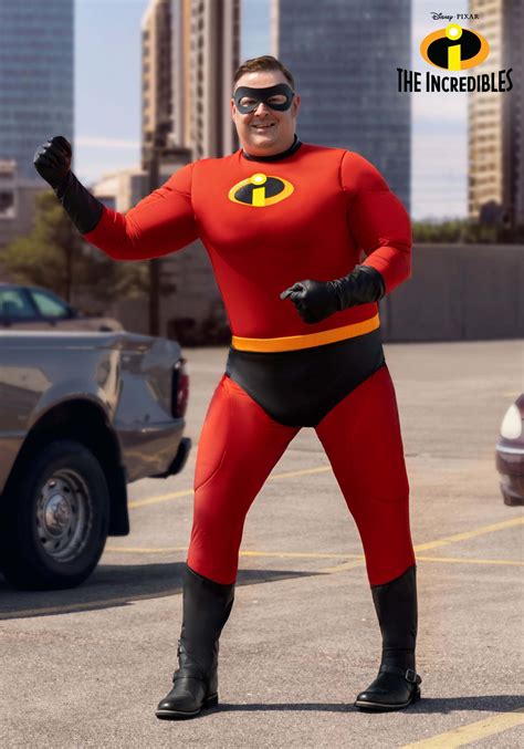 Disney The Incredibles Plus Size Deluxe Mr Incredible Costume