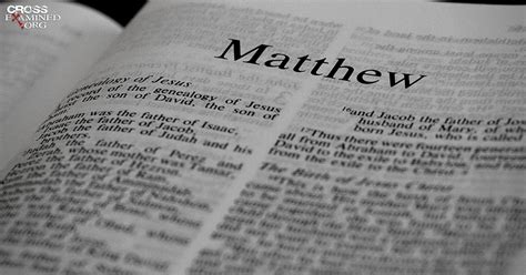 Who Wrote The Gospel Of Matthew