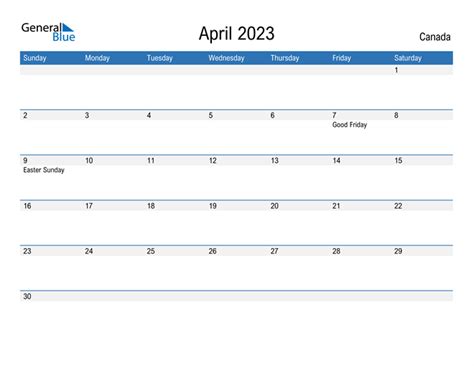 Editable April 2023 Calendar With Holidays Imagesee