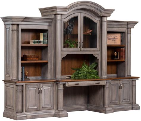 Newcastle Deluxe Office Bookcase Credenza Countryside Amish Furniture