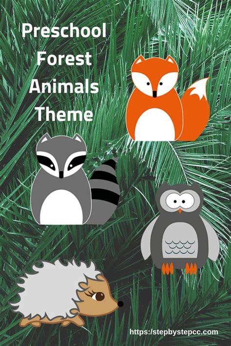 Preschool Forest Animals Theme Forest Animals Preschool Forest