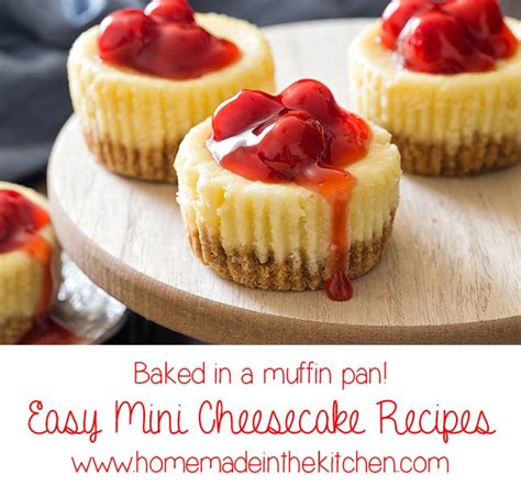 Beat the cream cheese with a rubber spatula/ wooden. Easy Mini Cheesecake Recipes (Small Batch) - Homemade In ...