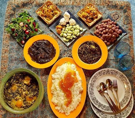 Traditional Persian Cuisine Sofreh Shomali Northern Meals
