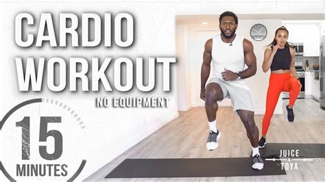 15 Minute Full Body Cardio Workout No Equipment Youtube