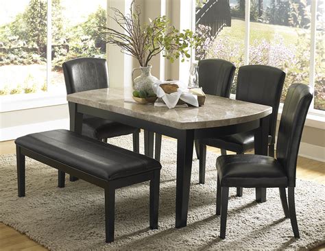 Beautiful Granite Dining Table Set | HomesFeed