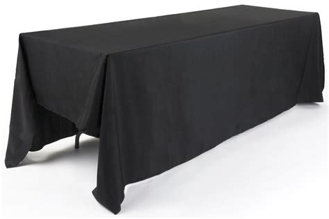 Rectangular Tablecloth 132 Long In Black