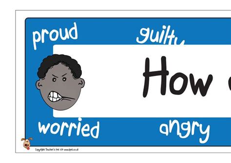 Teachers Pet How Do You Feel Today Banner Free Classroom Display